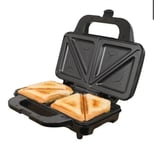 Quest 2-Slice Deep Fill Sandwich Toastie Maker / Stainless Steel / Non-Stick