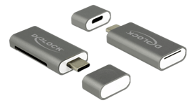 USB Type-C™ SDHC / MMC + Micro SD 2 Slot Card Reader