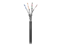 MicroConnect - Samlet kabel - 100 m - SFTP - CAT 6 - innendørs, utendørs, solid - svart