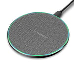 Kurphy 15W / 10W Fast Qi Wireless Charger Fast Wireless Charger FDGAO/QI standard ultra-thin aluminum alloy fast charger