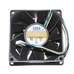 N / A Cooling Fan DB08038B12M,Server Cooler Fan DB08038B12M 12V 0.60A, Double Ball Bearing Temperature Control Cooling Fan for 8cm 4-Wires