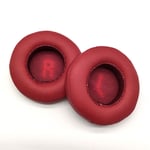 Remplacement Oreillettes en Mousse Coussin d'oreille Coussin pour JBL E35 E45 E45BT Accessoires éponge Cache-oreilles imprimés de type B Rouge