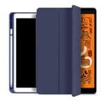 Magnetic Smart Case With Pencil Holder For iPad Pro 11 12.9 2020 Mini5 Pro 11 10.5 12.9 2018 Air 10.5 2019 Flip Stand Cover-blue 12.9 2020