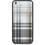 Apple Iphone 5 / 5s Se Mobilskal Med Glas Checkered Lifestyle