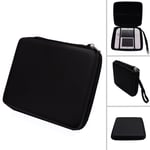 BLACK Hard Protective Carry Storage Case Cover With Zip for Nintendo 2DS + Games