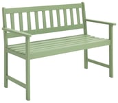 Argos Home Newbury 2 Seater Wooden Garden Bench - Green