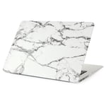 Macbook Air 11.6 Inch Marble Deksel - Grå/Hvit