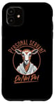 Coque pour iPhone 11 Peluche de chèvre nubienne pour les amateurs de chèvre nubienne