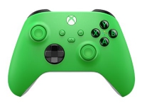 Microsoft Xbox Wireless Controller - Spelkontroll - trådlös - Bluetooth - velocity green - för PC, Microsoft Xbox One, Android, iOS, Microsoft Xbox Series S, Microsoft Xbox Series X
