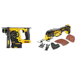 DeWalt DCH253N-XJ 18V XR Lithium-Ion SDS Plus Body Only Rotary Hammer Drill, Yellow/Black, 4.17 cm*13.07 cm*8.66 cm & DCS355N-XJ 18V Li-Ion Cordless Brushless Oscillating Multi-Tool