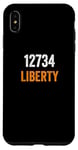 Coque pour iPhone XS Max Code postal Liberty 12734, déménagement vers 12734 Liberty