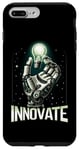 Coque pour iPhone 7 Plus/8 Plus Main de robot futuriste avec ampoule d'ingénierie robotique