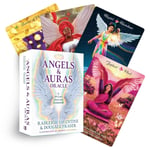 ANGELS & AURAS ORACLE CARDS DECK AND GUIDEBOOK HAY HOUSE VALENTINE & FRASER NEW