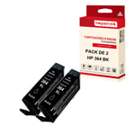 NOPAN-INK - x2 Cartouches compatibles pour HP 364 XL 364XL Noir pour HP DeskJet 3070 A 3070 Series 3520 e-All-in-One 3524 OfficeJet 4610 4620 4622 Ph