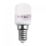 V-Tac 2W LED lampa - Samsung LED chip, kylskåpslampa, E14 - Dimbar : Inte dimbar, Kulör : Varm