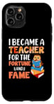 iPhone 11 Pro I Became A Teacher For The Fortune And Fame Teach Teachers Case
