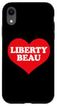 Coque pour iPhone XR J'aime Liberty Beau, j'aime Liberty Beau Custom