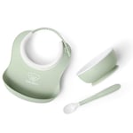 Babybjörn matset barn 3 delar Powder Green