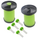 Washable Filters for GTECH Multi MK2 K9 Cordless Hoover Green + 6 Fresheners