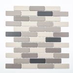 mosaik ws arch brick mix white/grey ungl 2,19x7,28x0,65