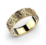 Festive Routa guldring 6,5 mm med svart rhodinering 662-000-KM