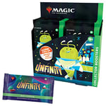 Magic The Gathering- Boîte Collector Unfinity, 12 boosters & Carte de présentation, Multicolore
