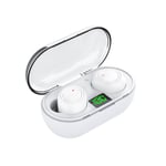 Oreillette Bluetooth sans fil d'origine TWS Y50 Air Pro avec micro Touch Control Fone Bluetooth Earphones Wireless Headphones-Y50 LED White
