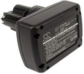 Kompatibelt med Milwaukee C12 RAD-202B, 12,0V, 4000mAh