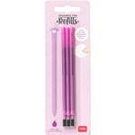 Refill Gelpenna Raderbar Lila 3-pack Legami