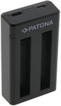 PATONA Double Chargeur pour Insta360 One X2 360° avec Câble Micro-US