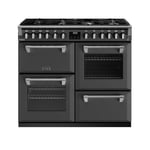 Stoves 444411540 Richmond Deluxe 100cm Dual Fuel Range Cooker - Anthracite