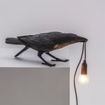 Bird Lamp Playing outdoor bordslampa svart