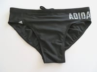 ADIDAS Mens Lineage Swimming Trunks Briefs Black UK 36 EU M/L  F5/0801