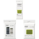 Joseph Joseph Intelligent Waste Accessories Bundle (Waste Liners, Compostable Bags and Replacement Filters)