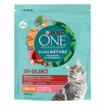 Purina One Dual Nature Sterilized Lax & tranbär - Ekonomipack: 2 x 650 g