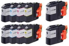 10 NON OEM LC223 ink Cartridge for Brother DCP-J4120DW DCP-J562DW MFC-J4420DW