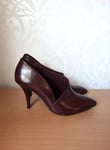 Clarks AZIZI INDIA womens chocolate leateher shoe boots size UK 5 EUR 38