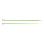 KNITPRO KP47237 Zing: Knitting Pins: Single Ended: 25cm x 3.50mm, 3.5mm Green