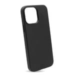 Puro iPhone 13 Pro SKY Cover Leather Look, svart