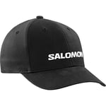 Salomon Salomon Logo Unisex Cap, Casual style, Lightweight comfort, Adapted fit, Deep Black, One Size