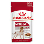 Royal Canin Medium Adult kastikkeessa - 40 x 140 g