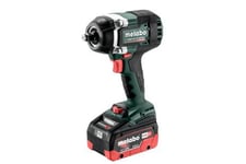 Metabo Mutterdragare SSW 18 LTX 800 BL 1/2" inklusive 2x5,5Ah batterier och laddare