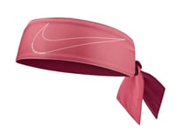 Nike Head Tie Dri-Fit Headband Reversible Sweatband Womens Pink Maroon New