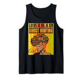 Black Independence Day - Love a Black Ghost Hunting Girl Tank Top