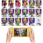 17PCS Mini Cartes Amiibo NFC pour Splatoon 1-3 Universel Nintendo Switch FONGWAN avec Switch Lite & Wii U