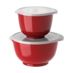 Rosti Margrethe bowl set 2-pack Red