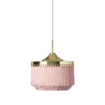 Warm Nordic Fringe Taklampe Ø30 Pale Rosa