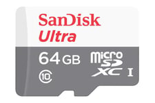 SanDisk Ultra - flash-minneskort - 64 GB - mikroSDXC UHS-I