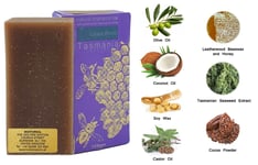 Natural Shampoo Bar Olive Castor Coconut Oil Honey Seaweed Best for Dry Hair
