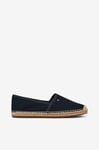 Tommy Hilfiger - Espadrillos Flag Canvas Espadrille - Blå